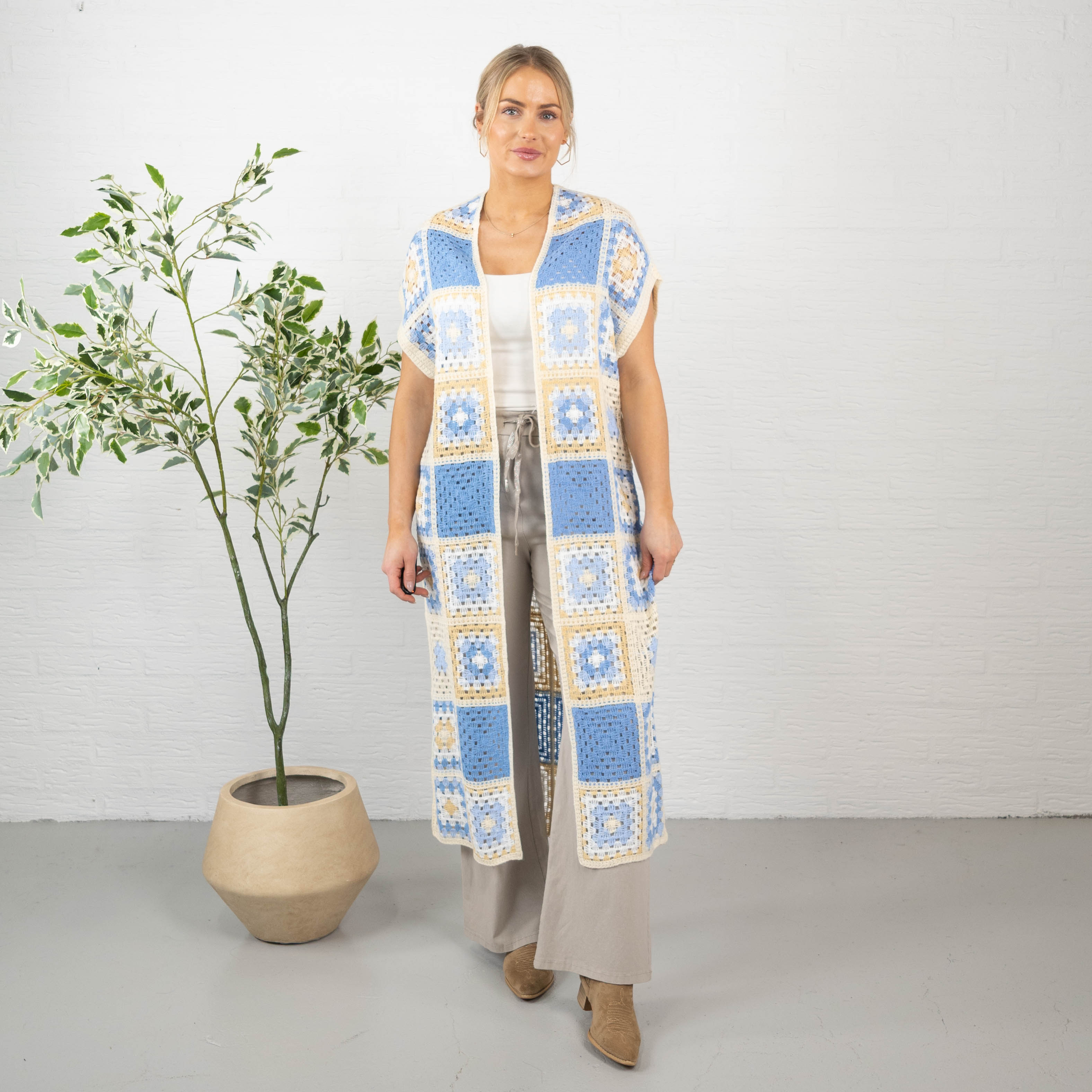 Hattie cardigan, Blå