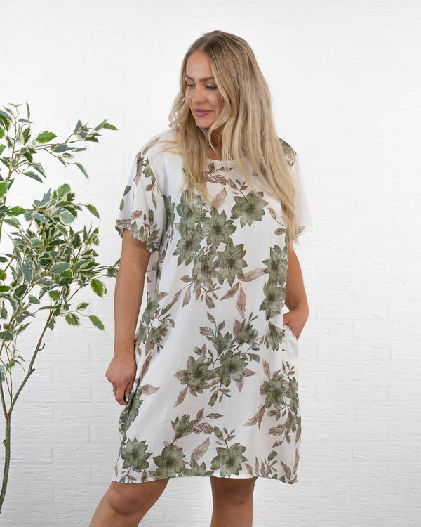 Dahlia kjole, Khaki