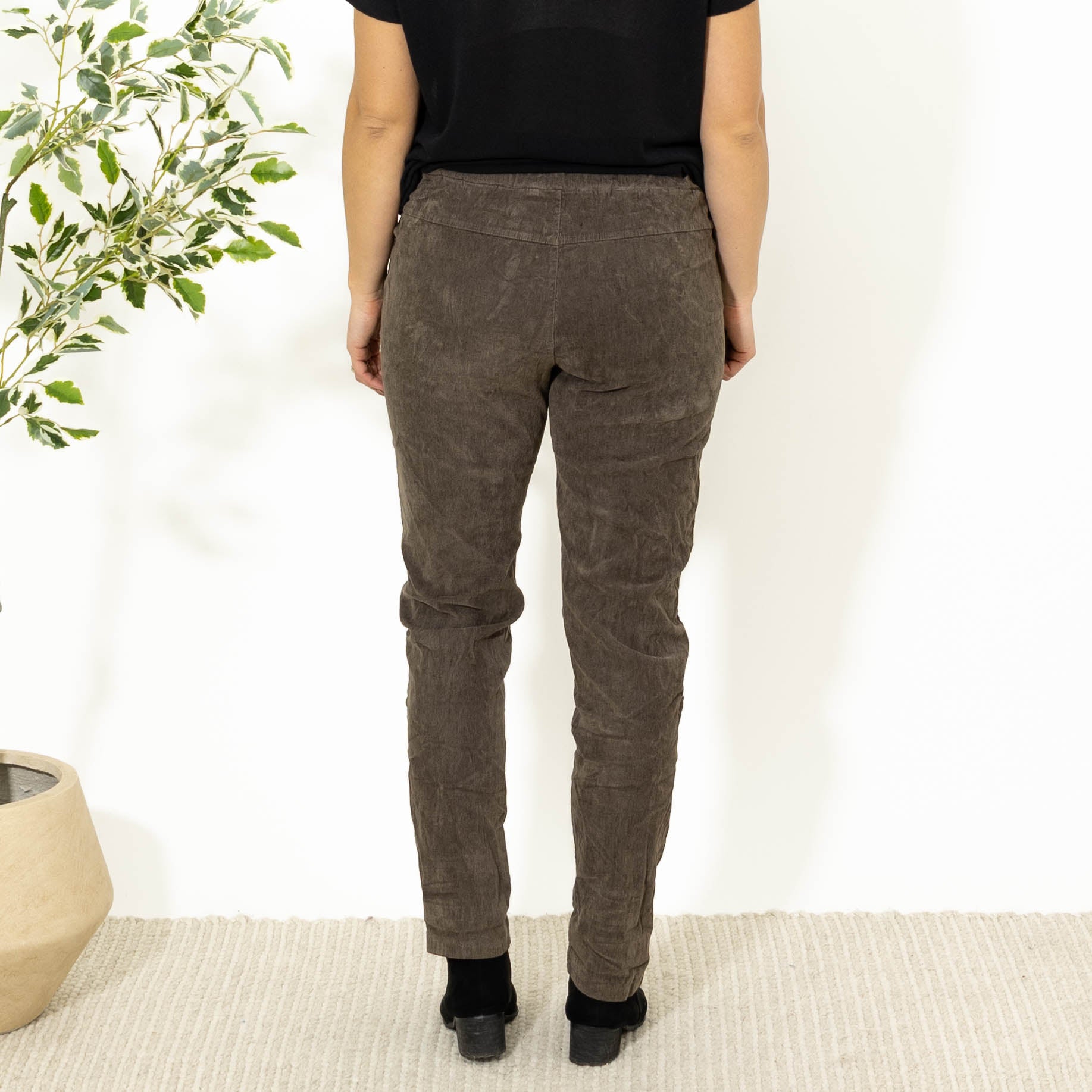 Noemi stonewashed bukser, Lys choko