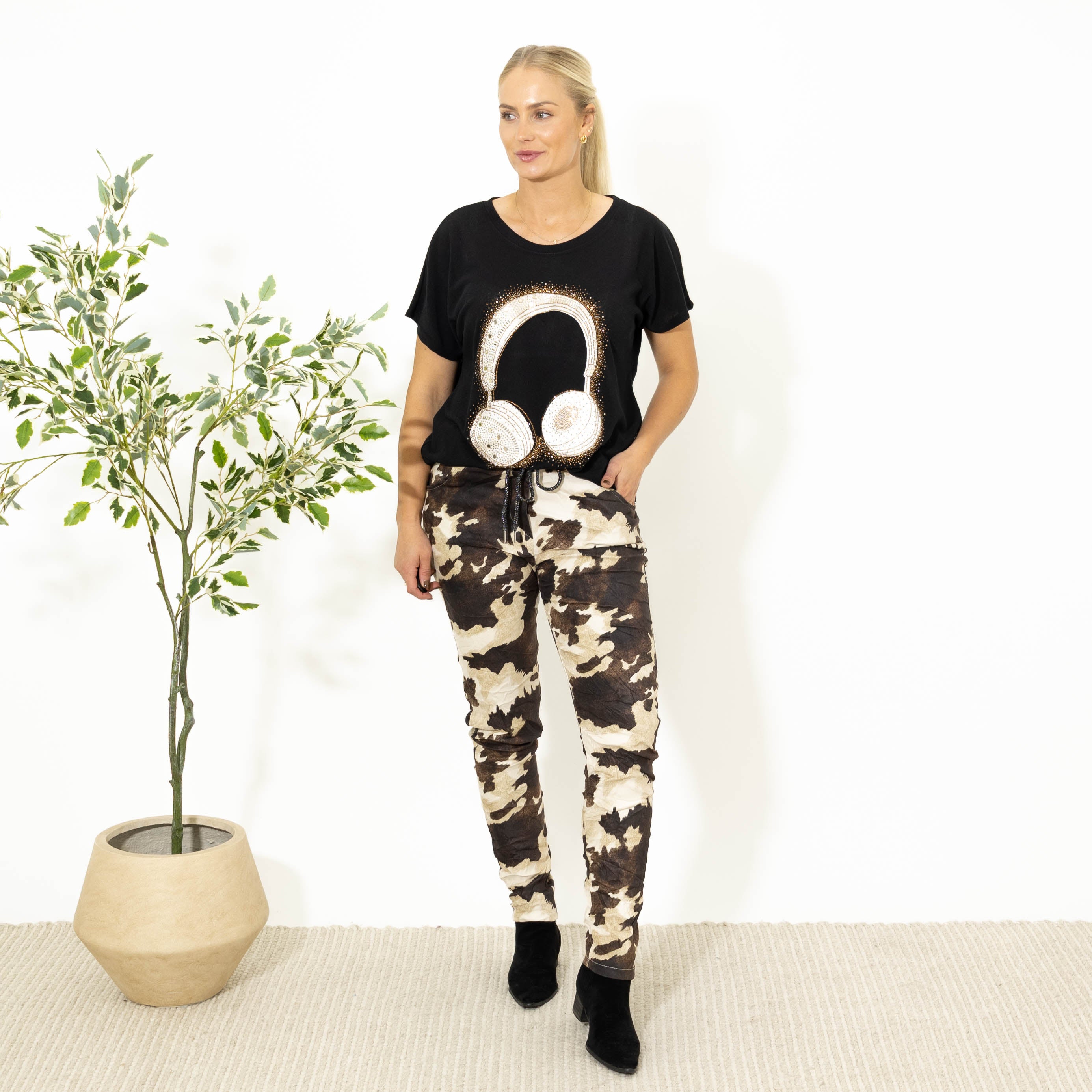 Corinna ruskindsbukser, Print1