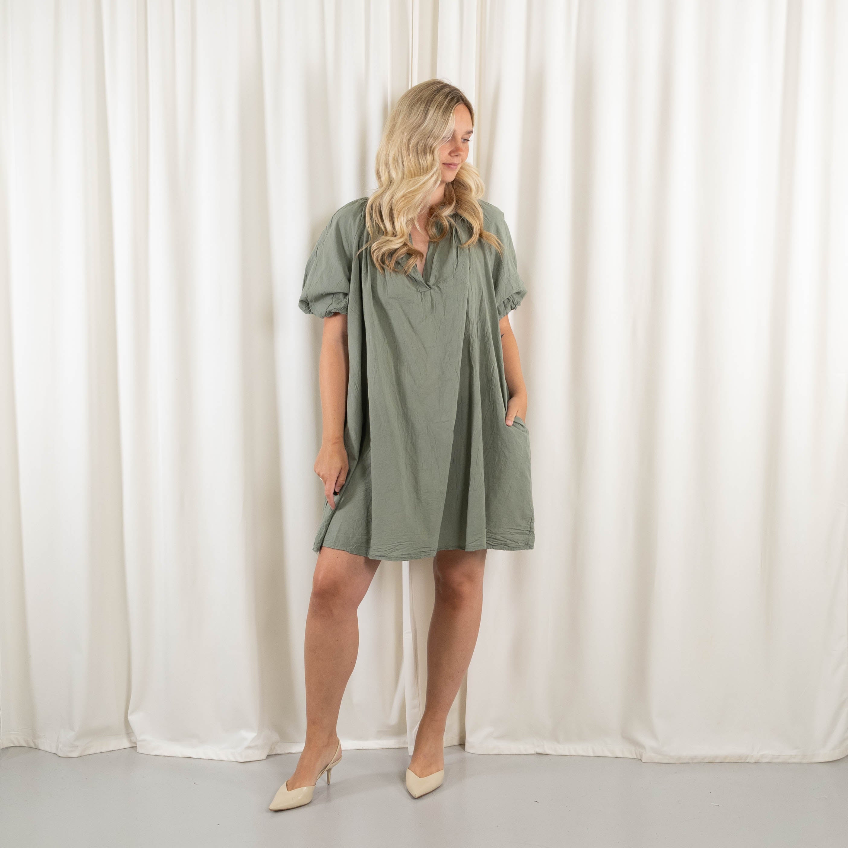 Miranda kjole, Khaki
