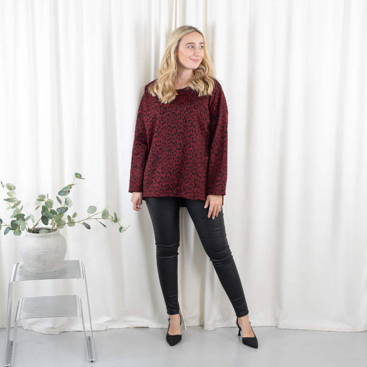 Mynte sweatshirt, Bordeaux