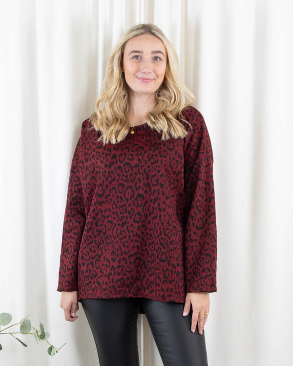 Mynte sweatshirt, Bordeaux
