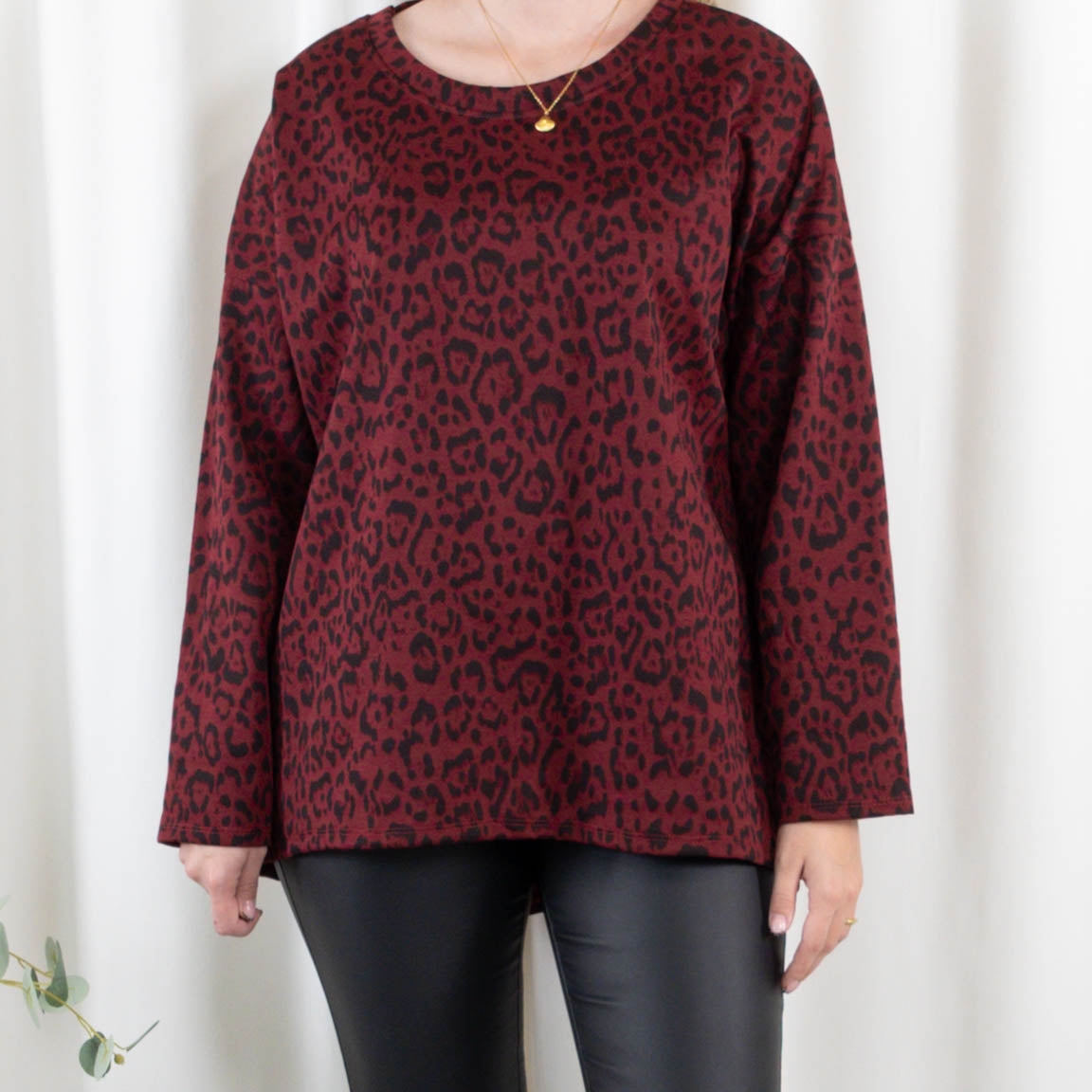 Mynte sweatshirt, Bordeaux