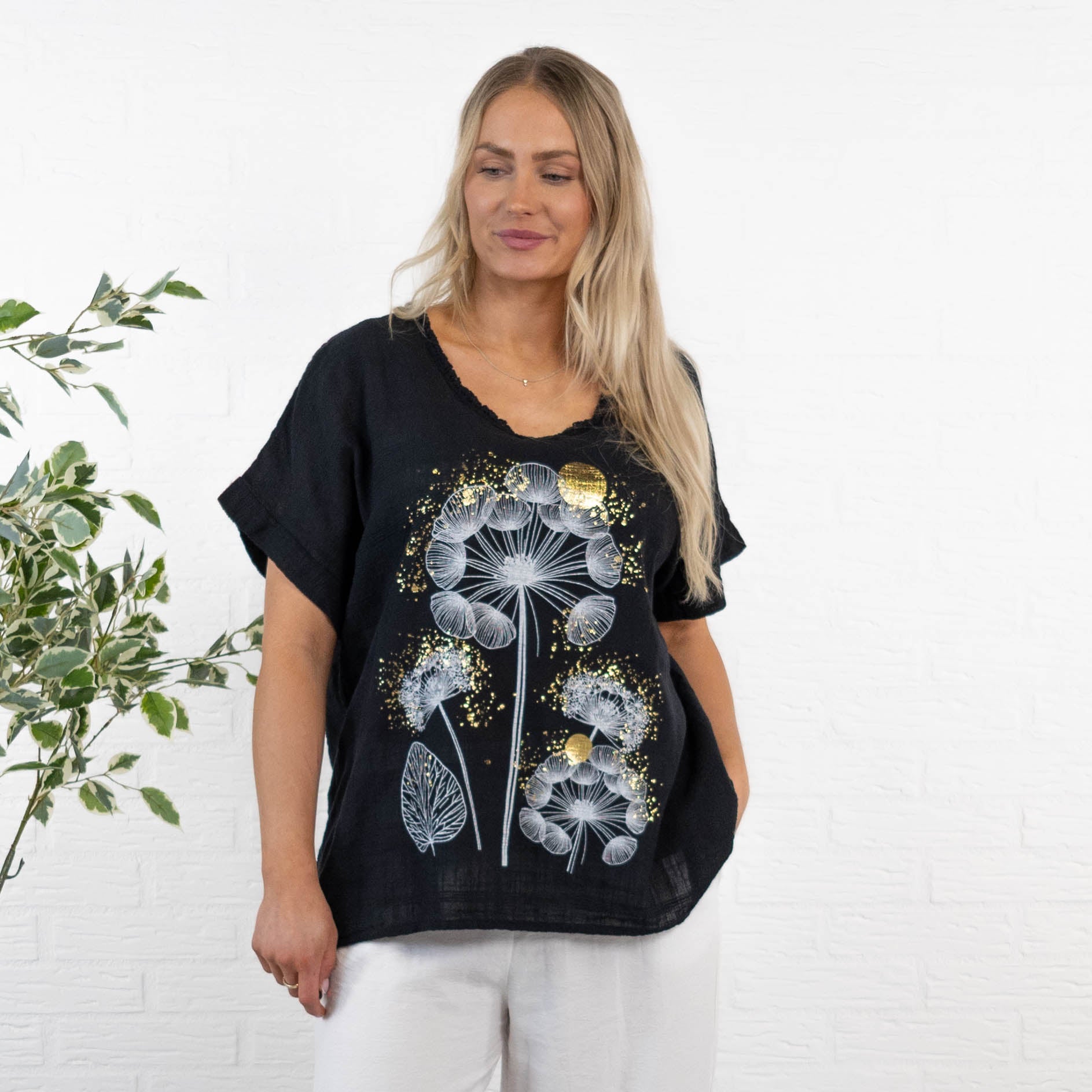 Ginny overdel, Sort