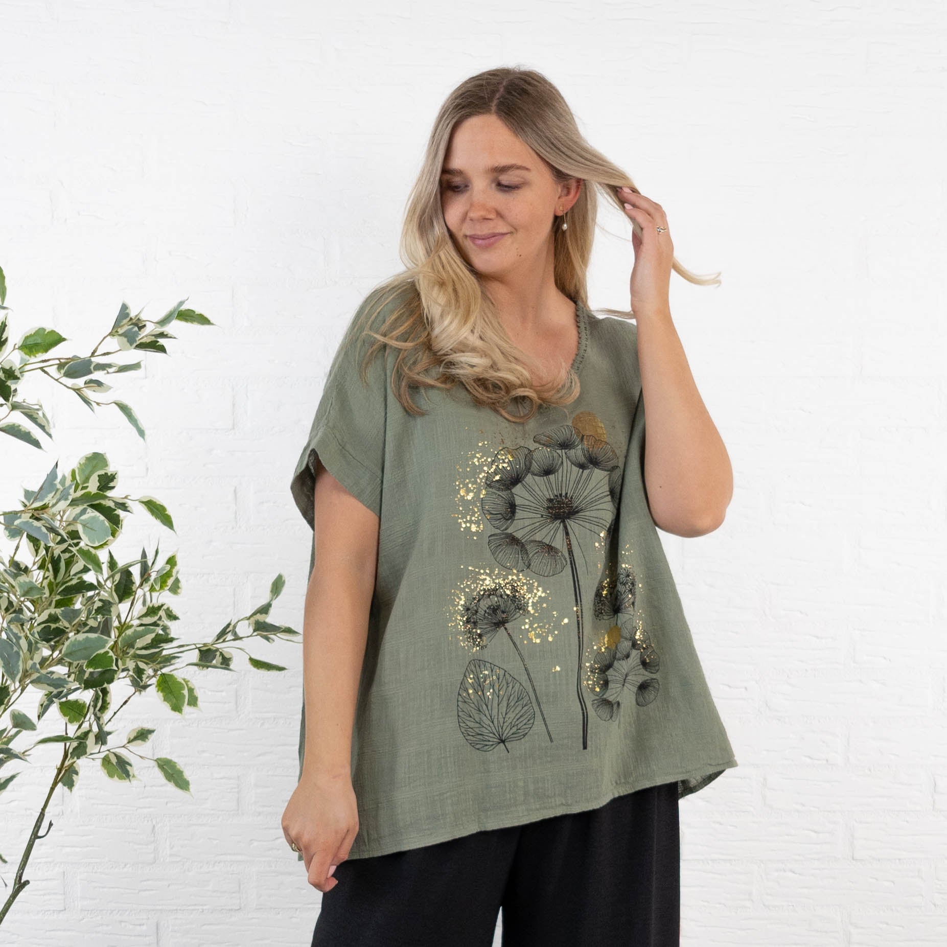 Ginny overdel, Khaki