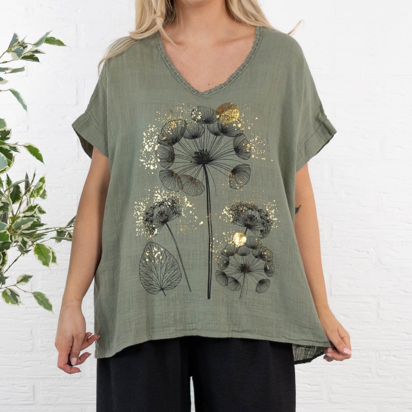 Ginny overdel, Khaki