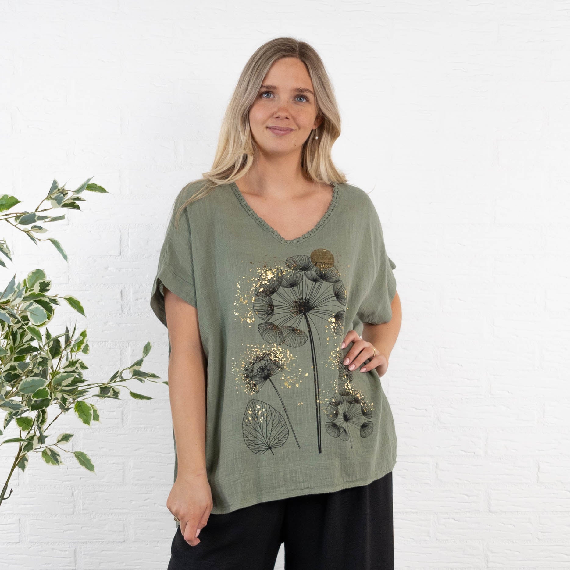 Ginny overdel, Khaki