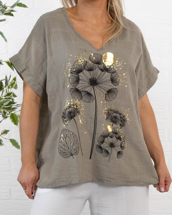 Ginny overdel, Taupe
