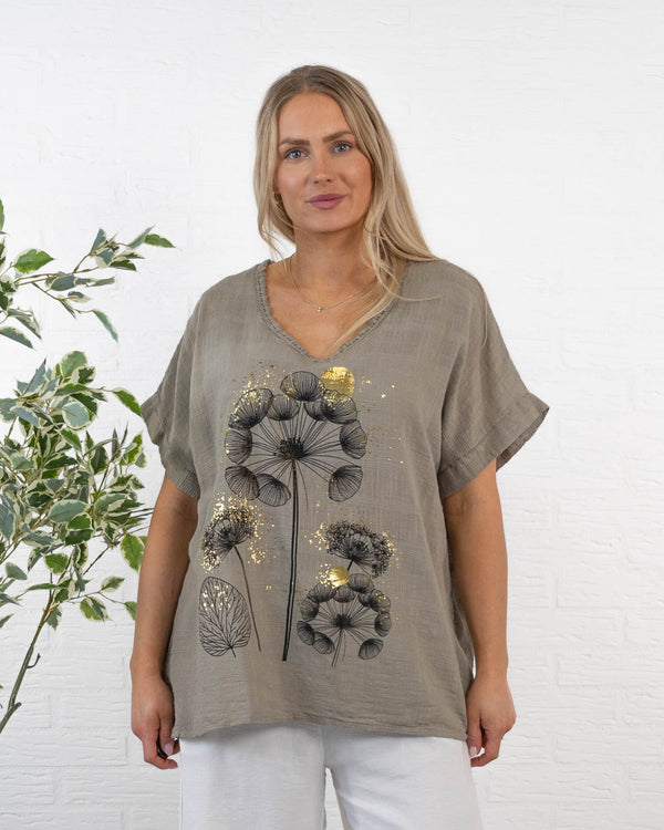 Ginny overdel, Taupe