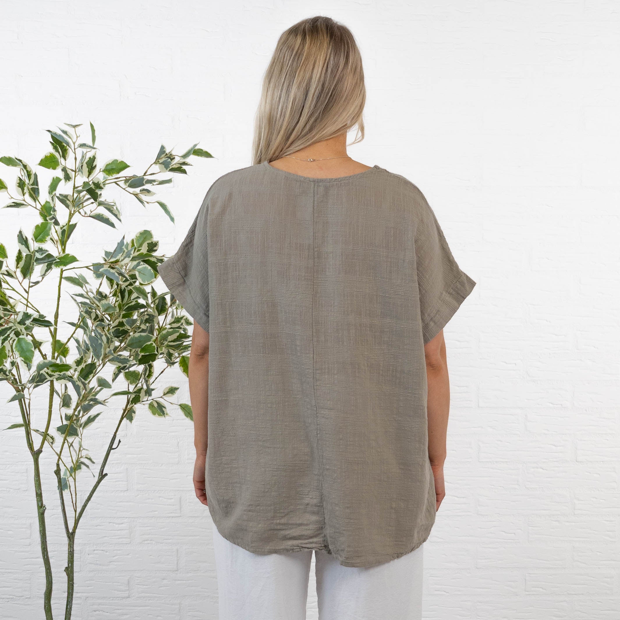 Ginny overdel, Taupe