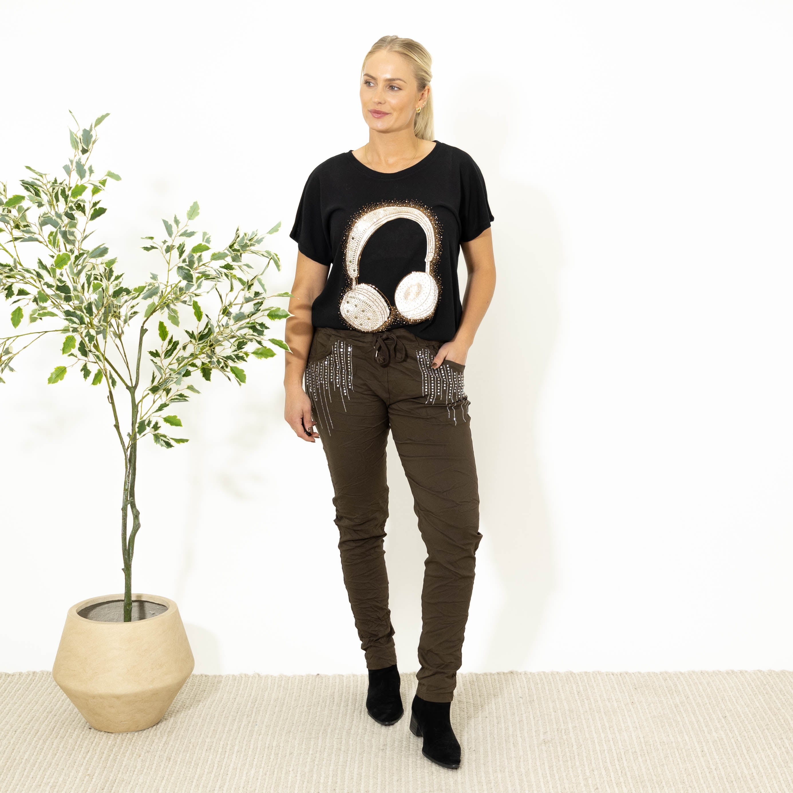 Birgit printet bukser, Choko