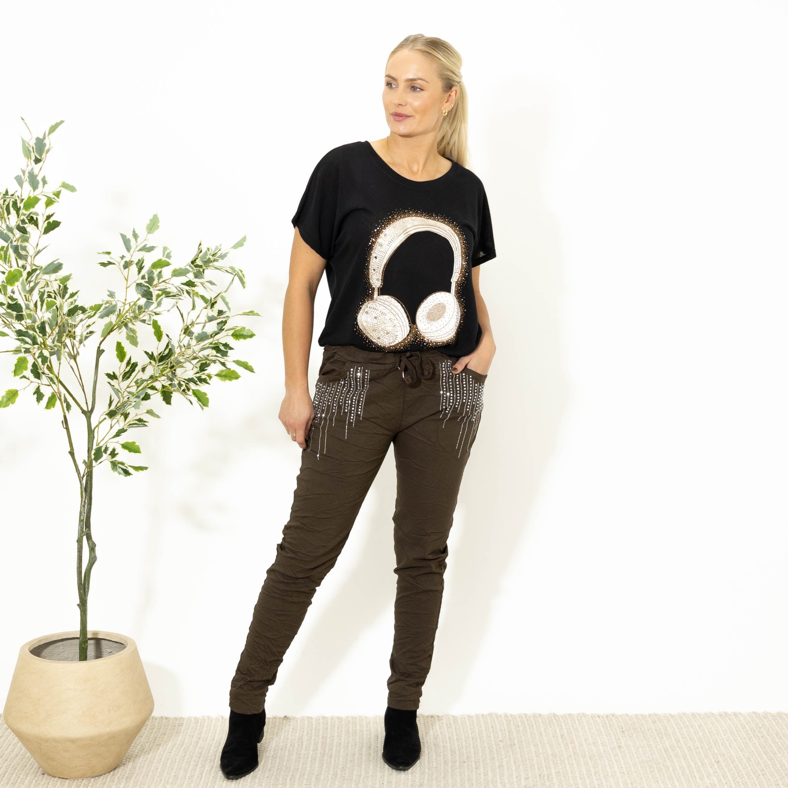 Birgit printet bukser, Choko