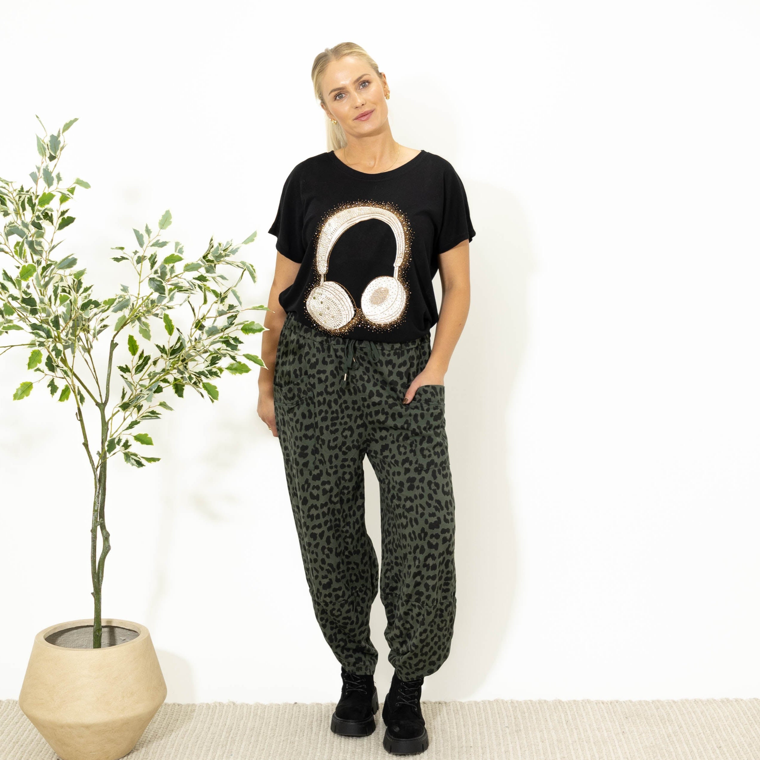 Katrin baggy bukser, Khaki