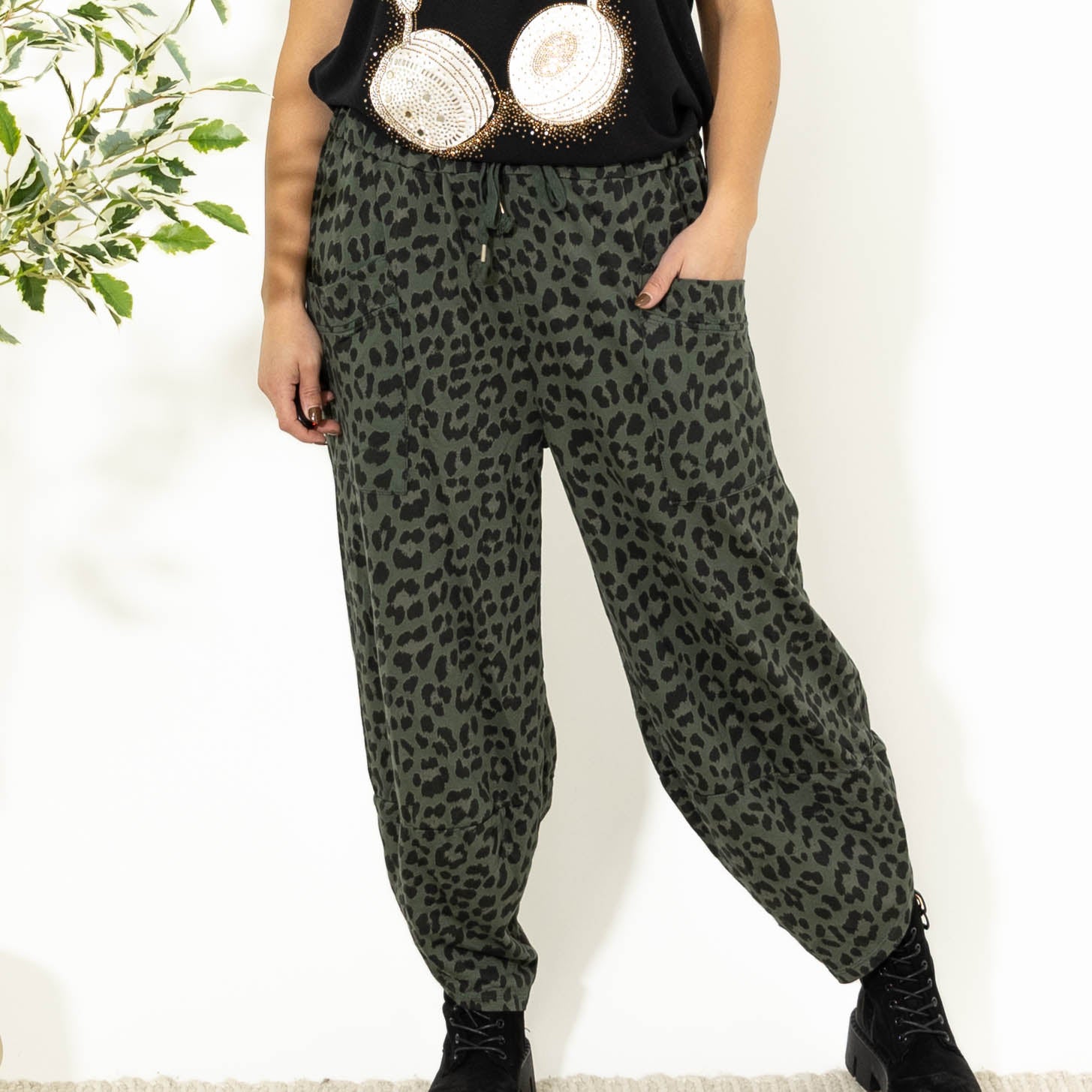 Katrin baggy bukser, Khaki