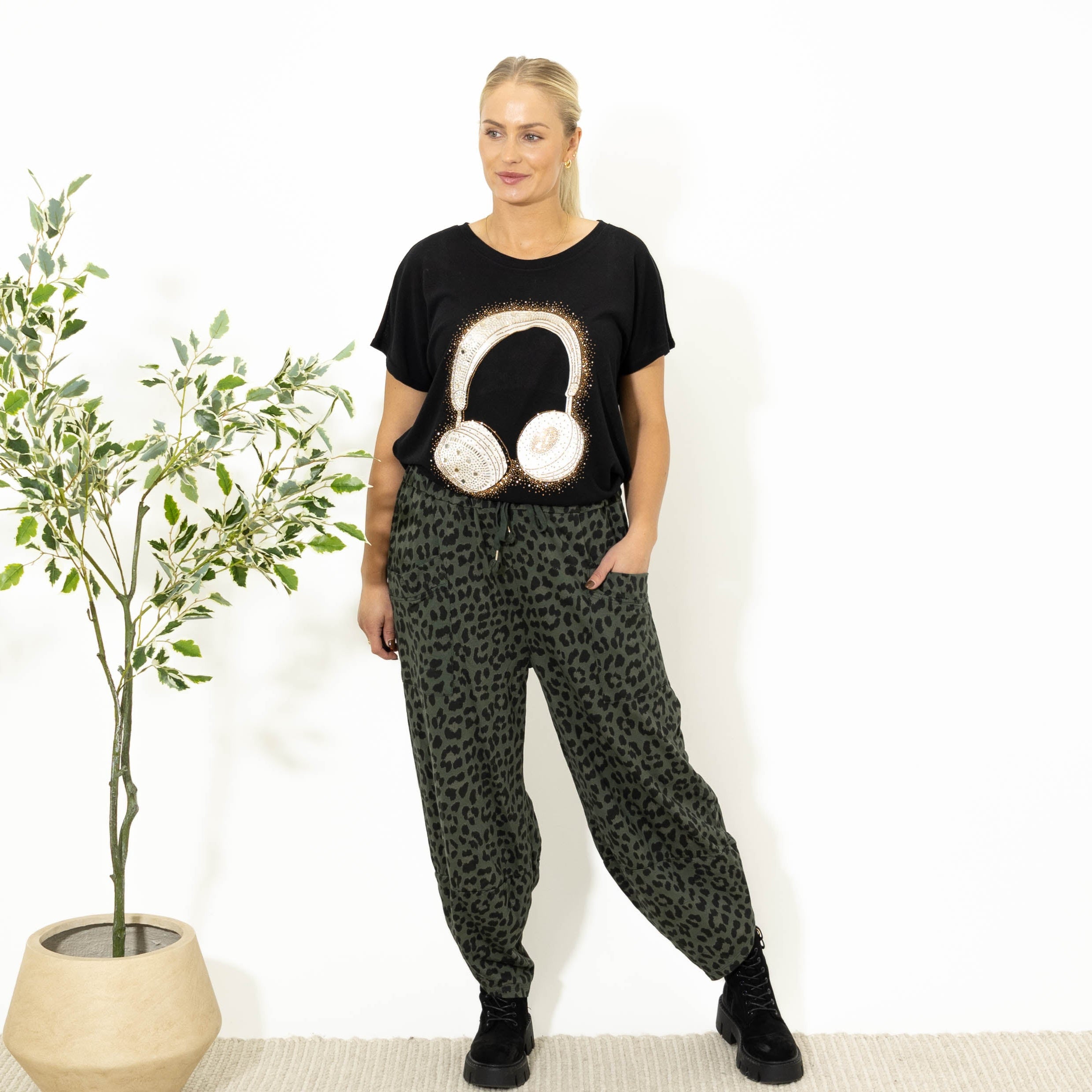 Katrin baggy bukser, Khaki