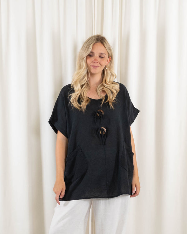 Rikke overdel, Sort