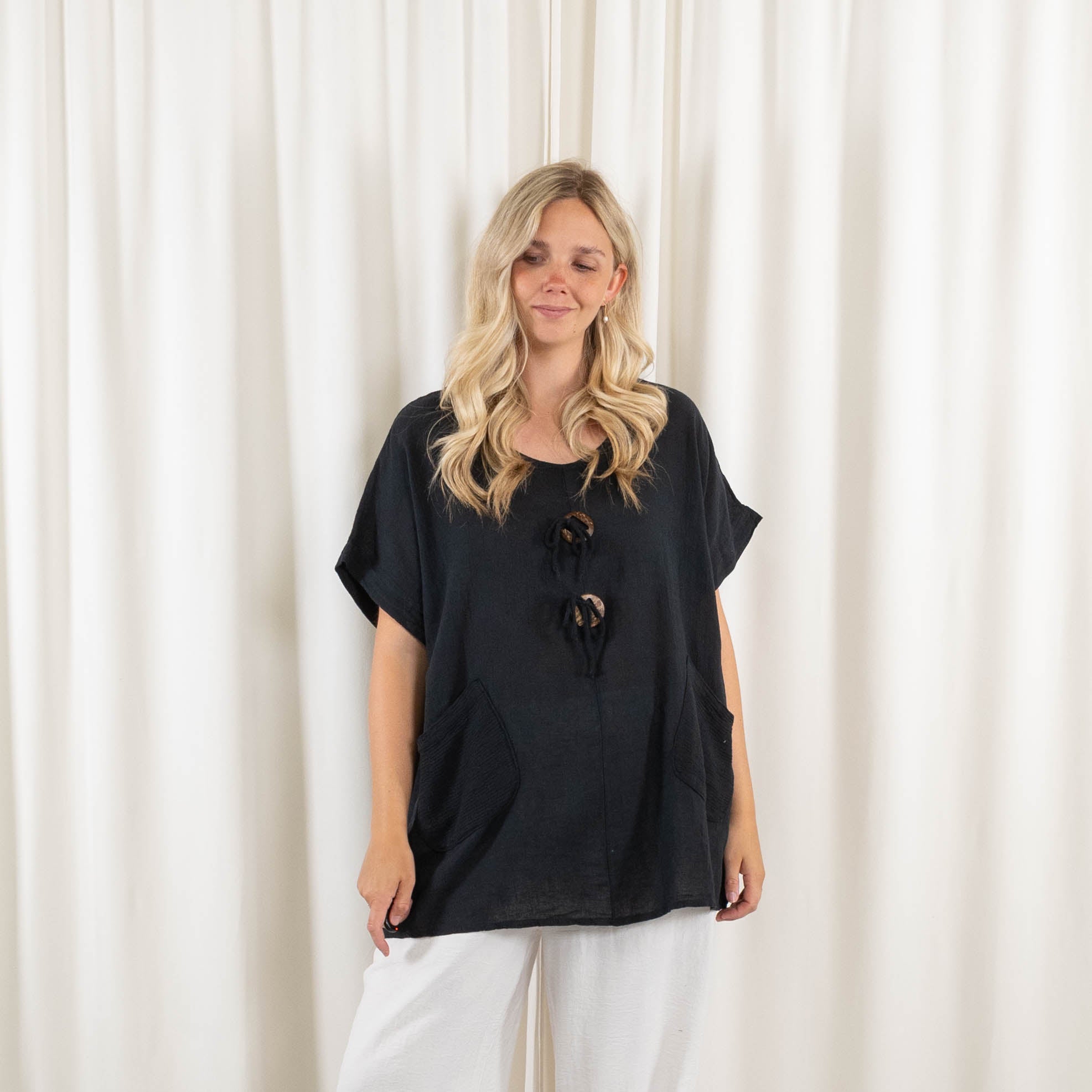 Rikke overdel, Sort