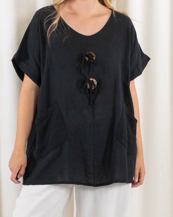 Rikke overdel, Sort