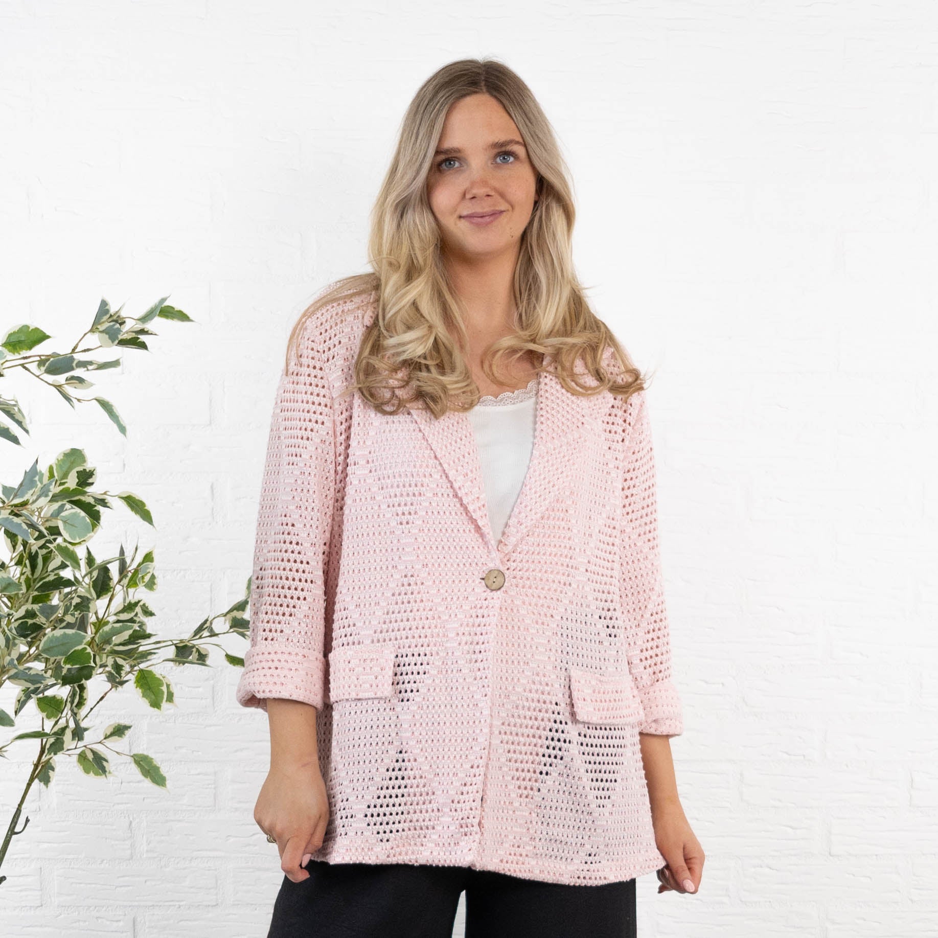Pauline habitjakke, Rosa