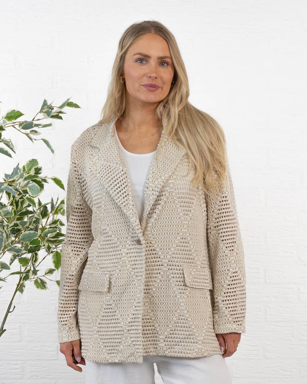 Pauline habitjakke, Beige