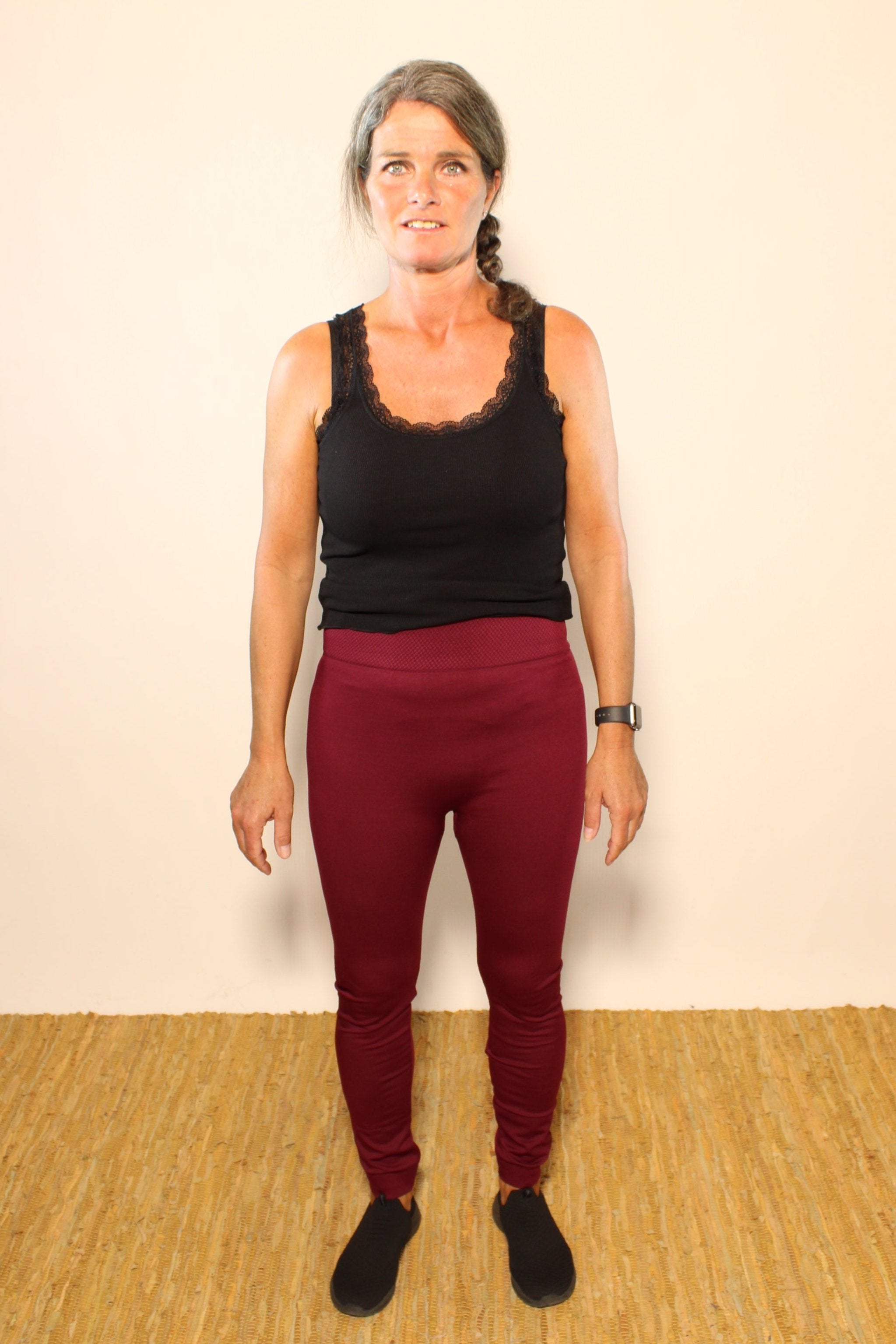 Alissa termo leggings (lille), Bordeaux