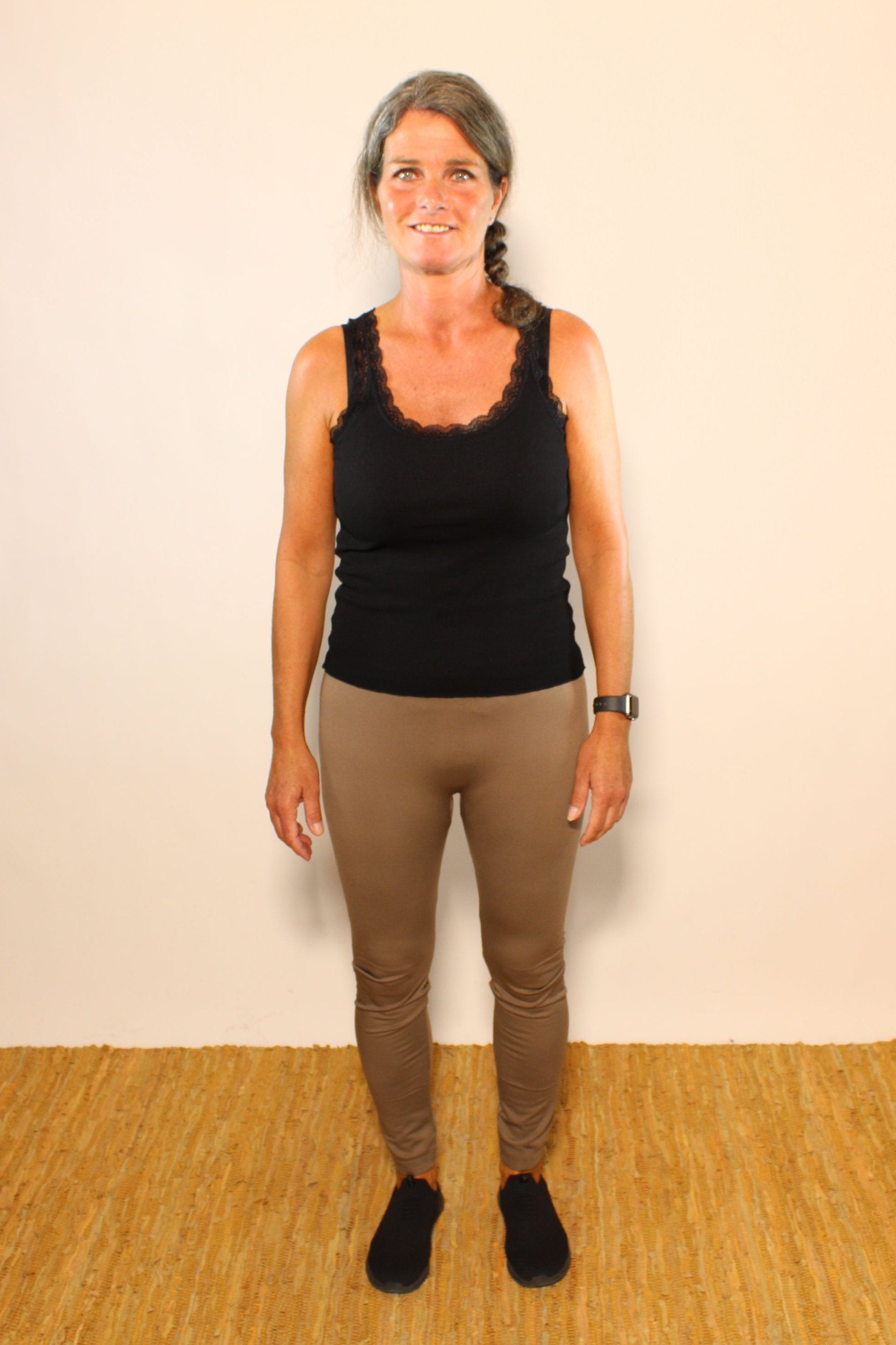 Dina termo leggings (stor), Taupe