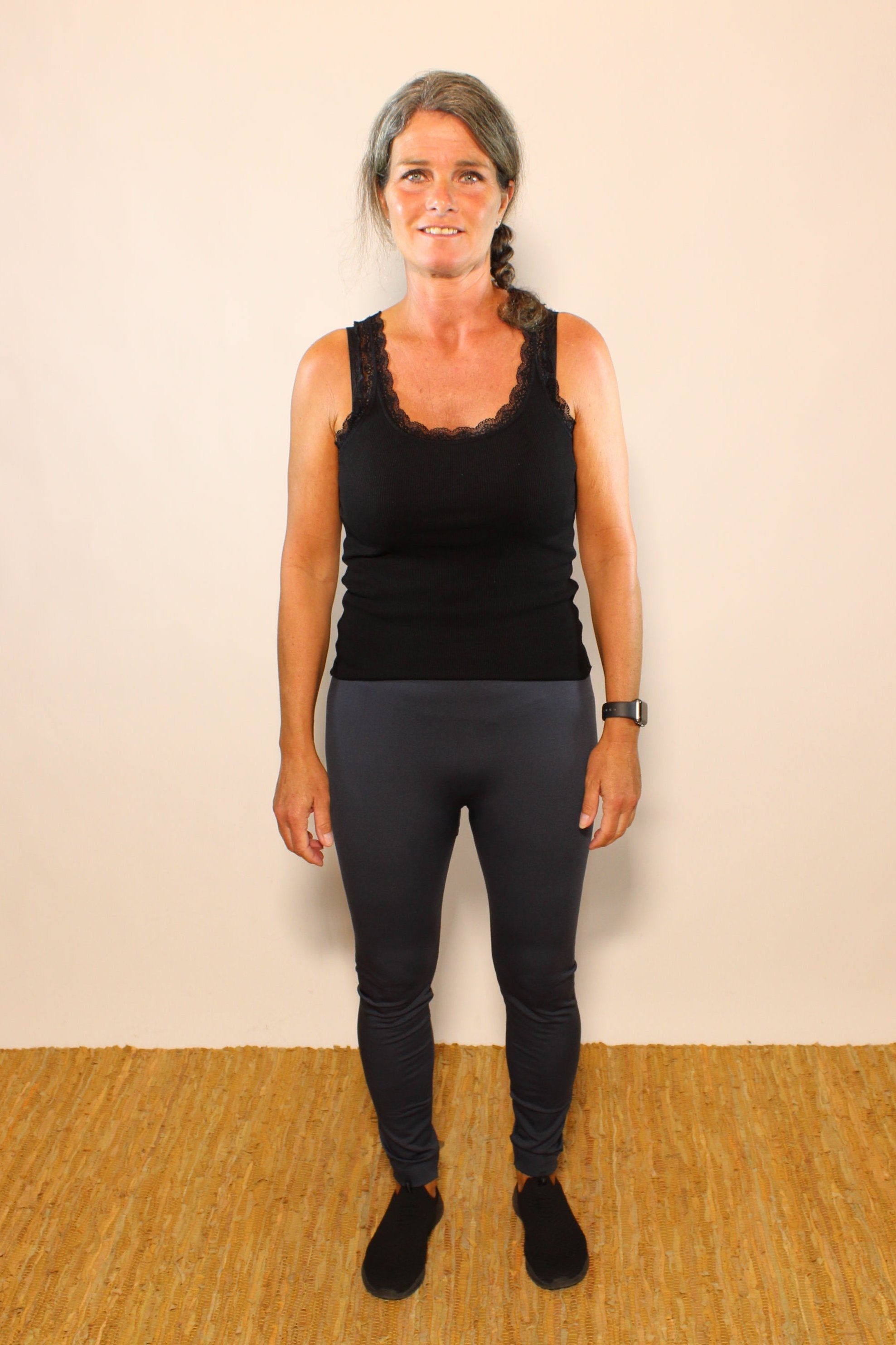 Alissa termo leggings (lille), Mørkegrå