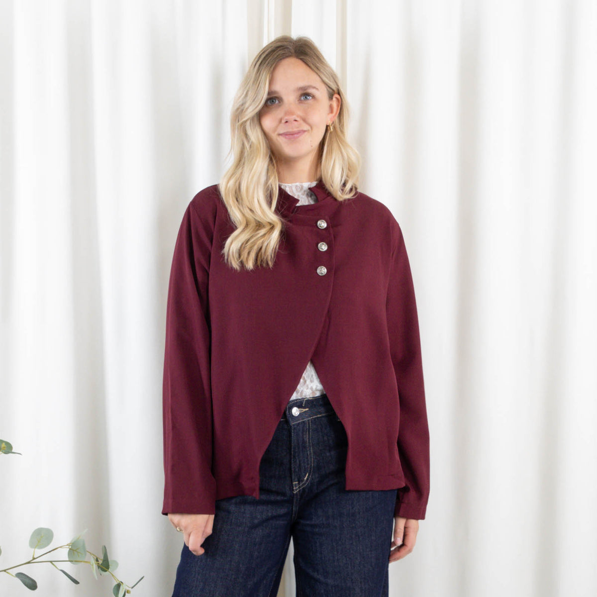 Carmen blazer, Bordeaux