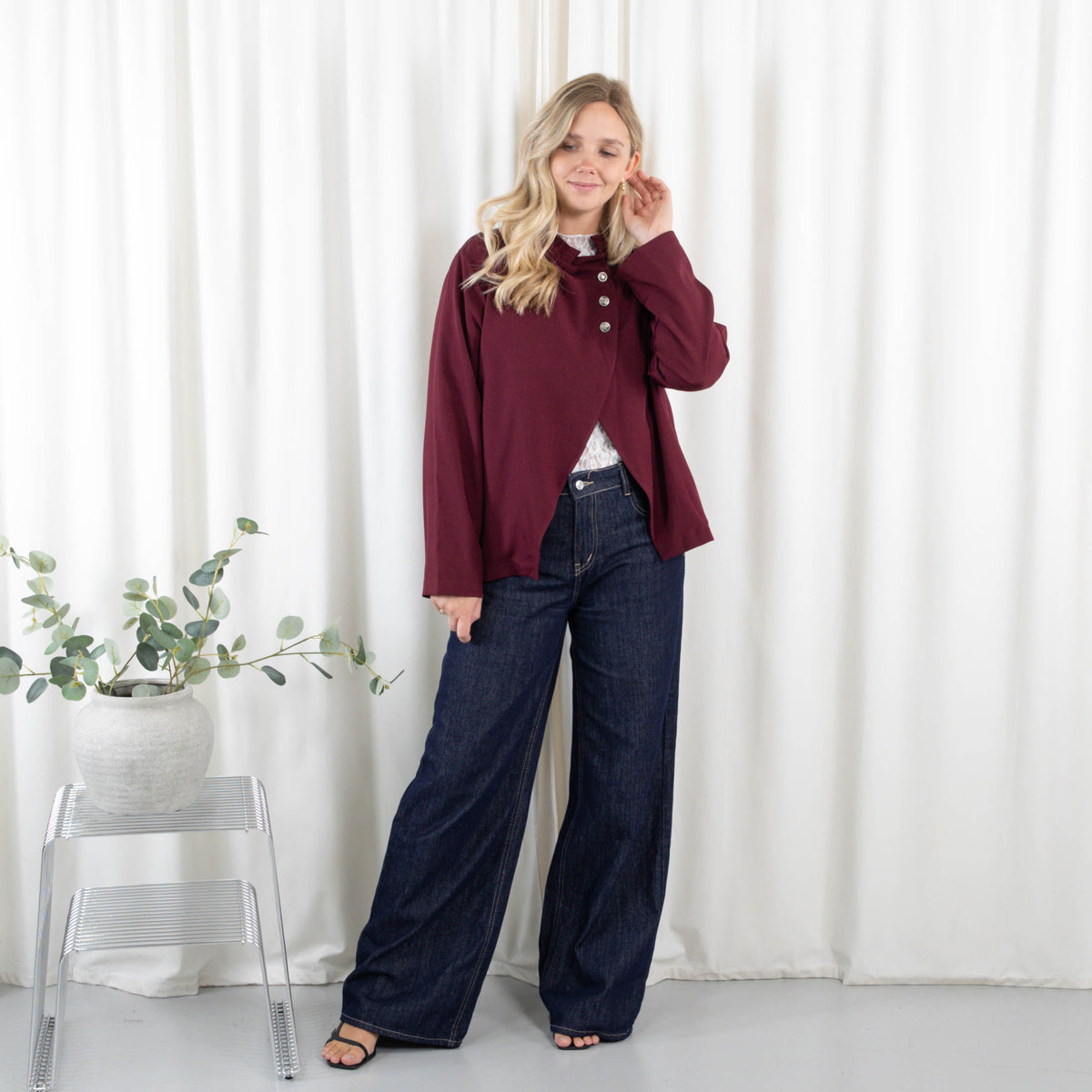 Carmen blazer, Bordeaux