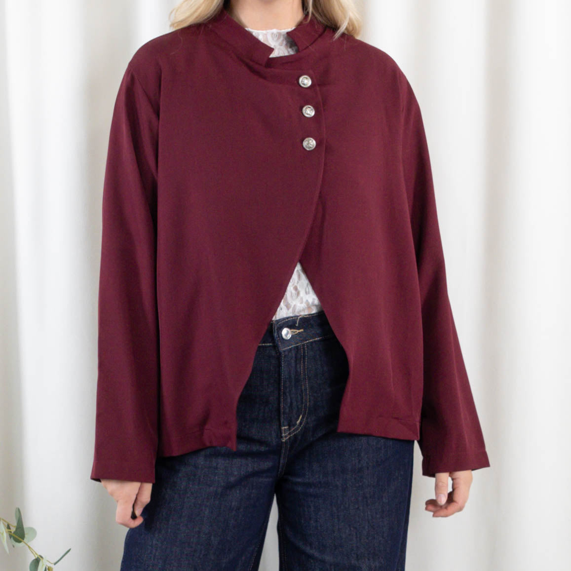 Carmen blazer, Bordeaux