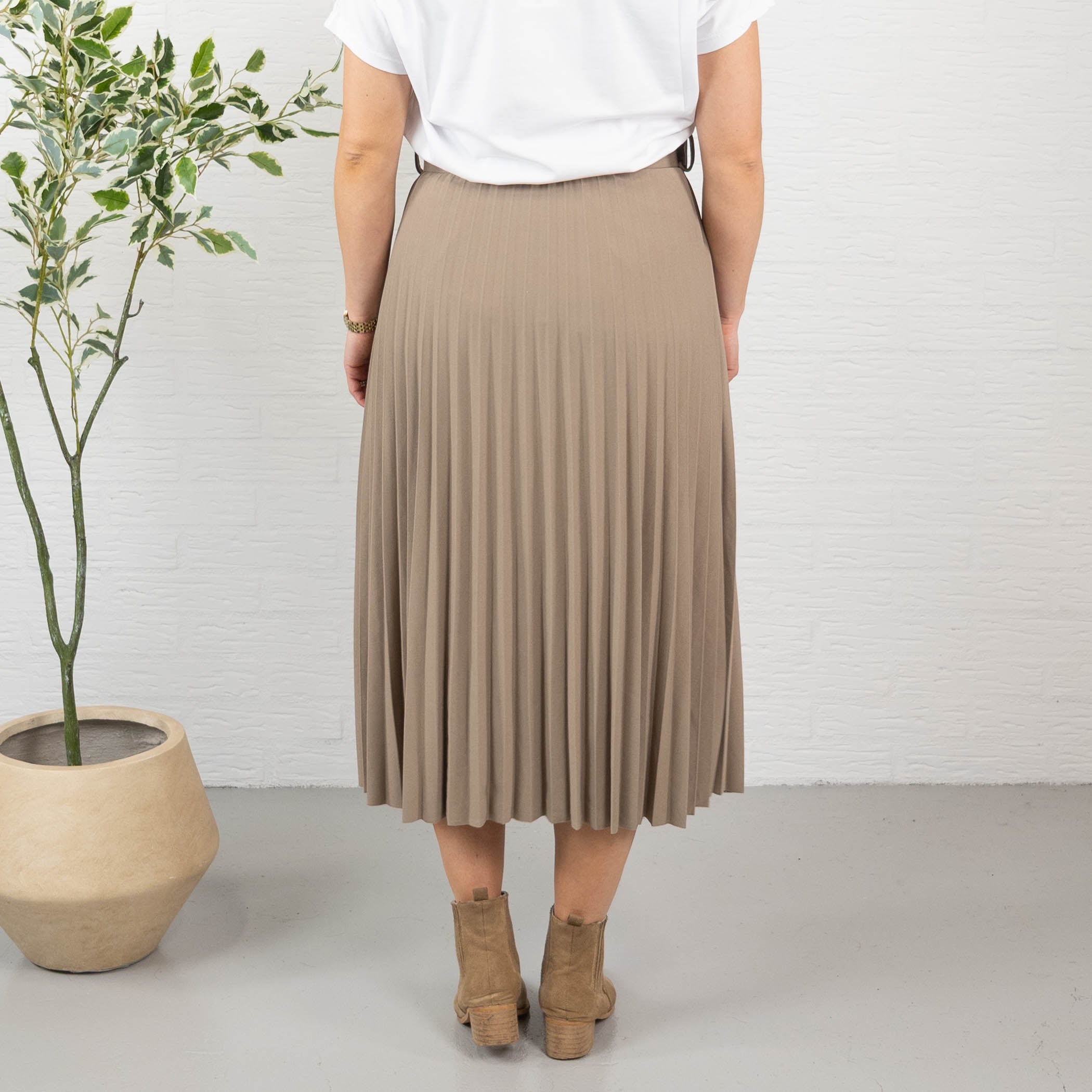 Melinda nederdel, Taupe