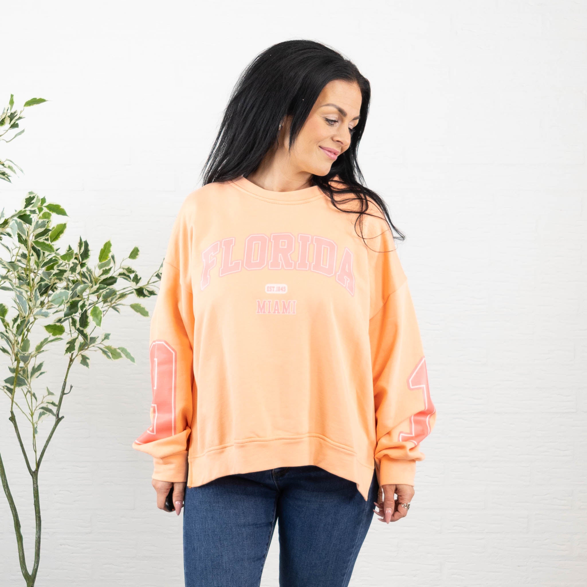 Florida sweatshirt, Koral