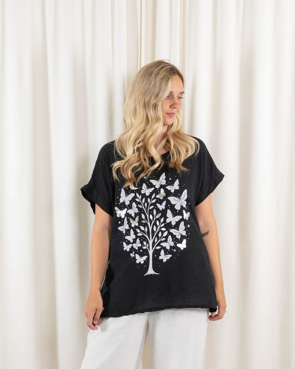 Selma t-shirt, Sort