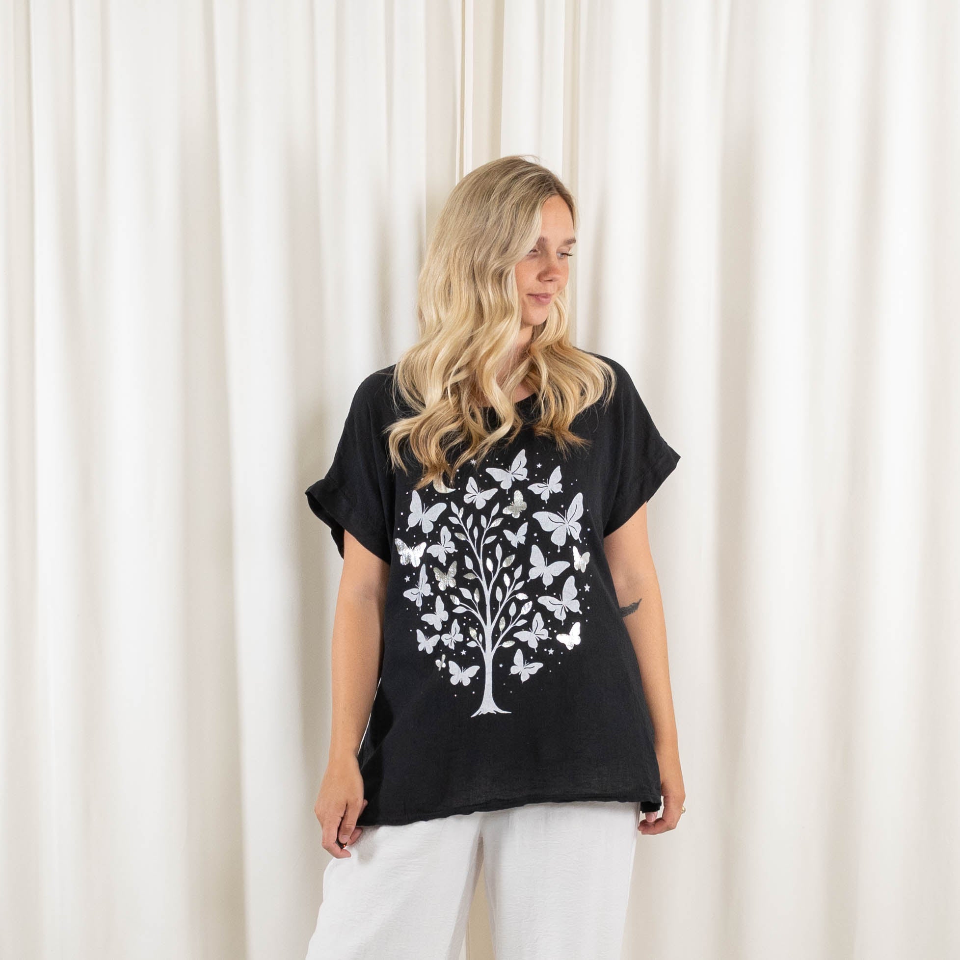 Selma t-shirt, Sort