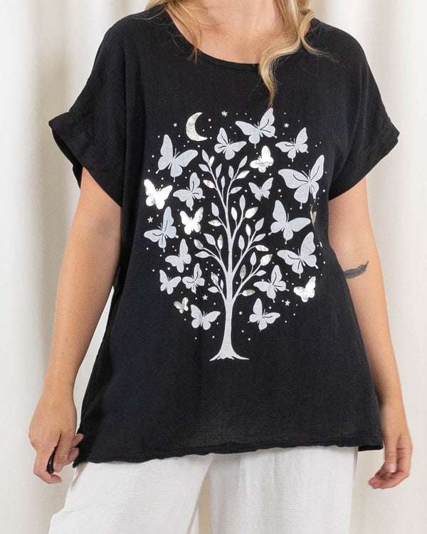 Selma t-shirt, Sort