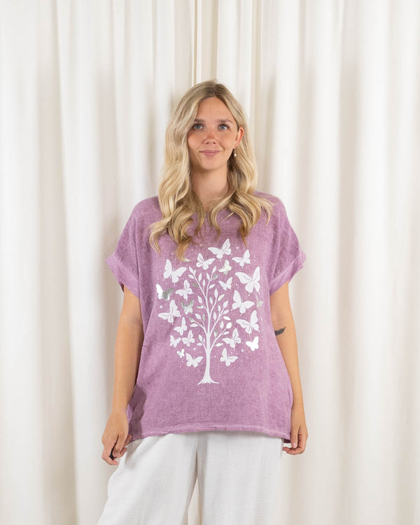 Selma t-shirt, Lilla