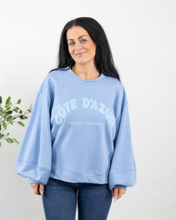 Donna sweatshirt, Lyseblå