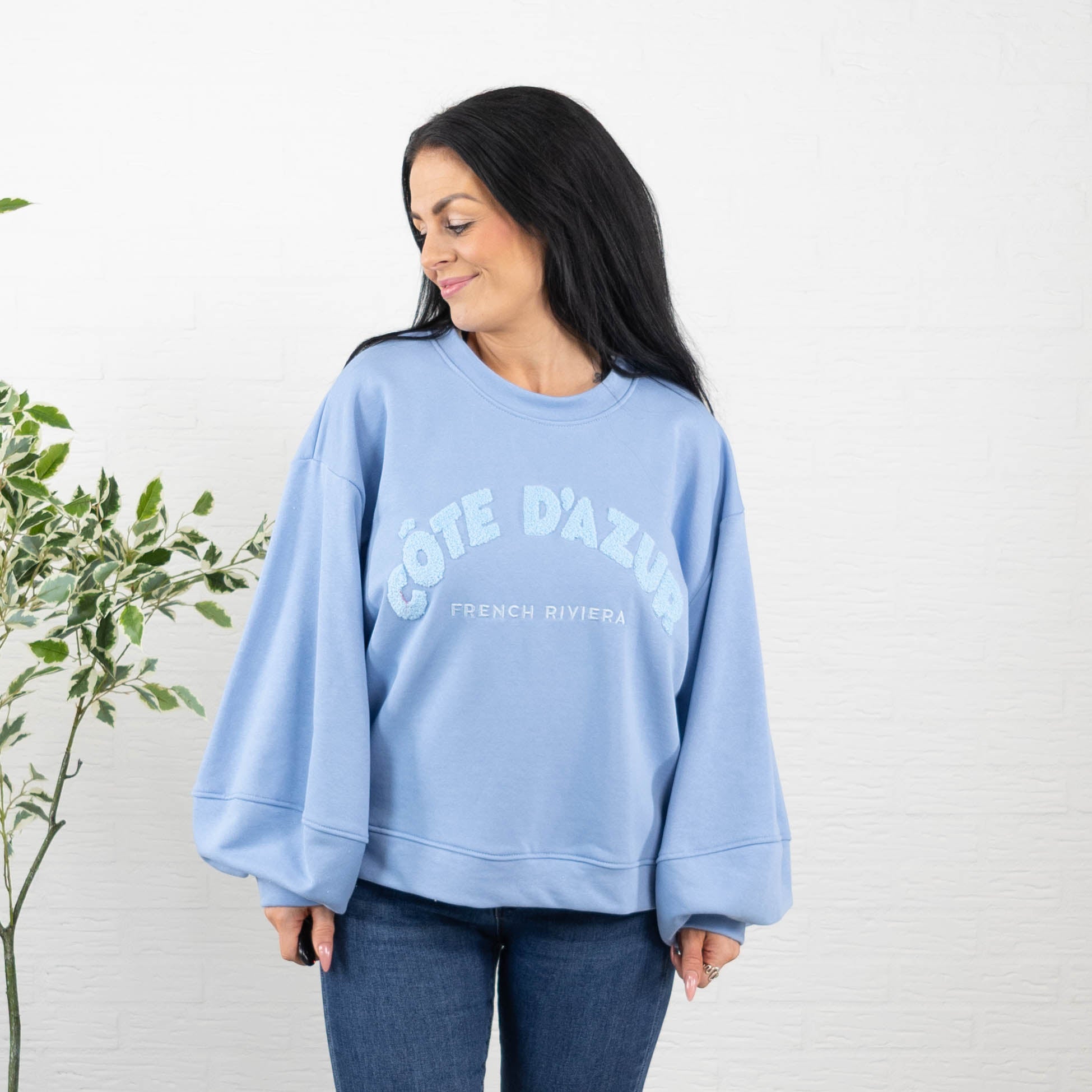 Donna sweatshirt, Lyseblå