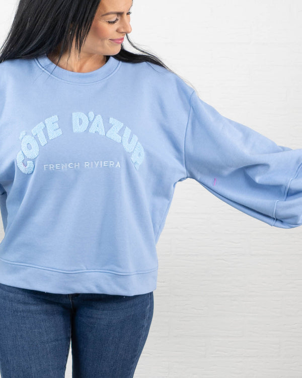 Donna sweatshirt, Lyseblå