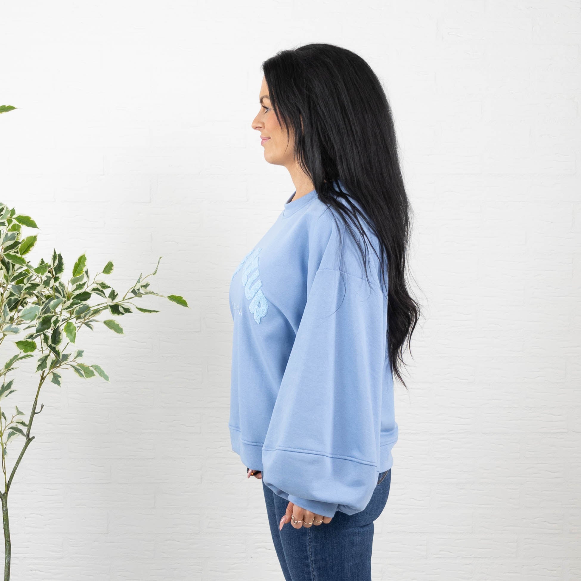 Donna sweatshirt, Lyseblå