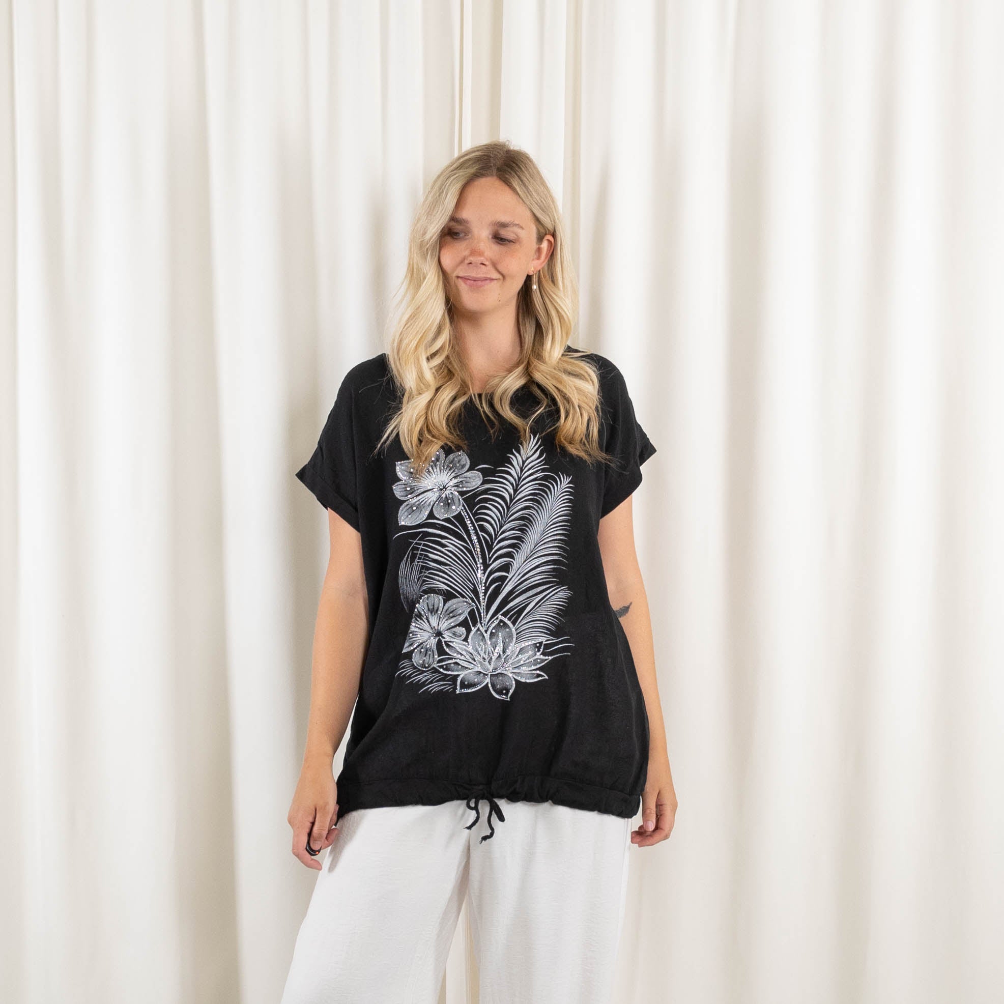 Sussie t-shirt, Sort