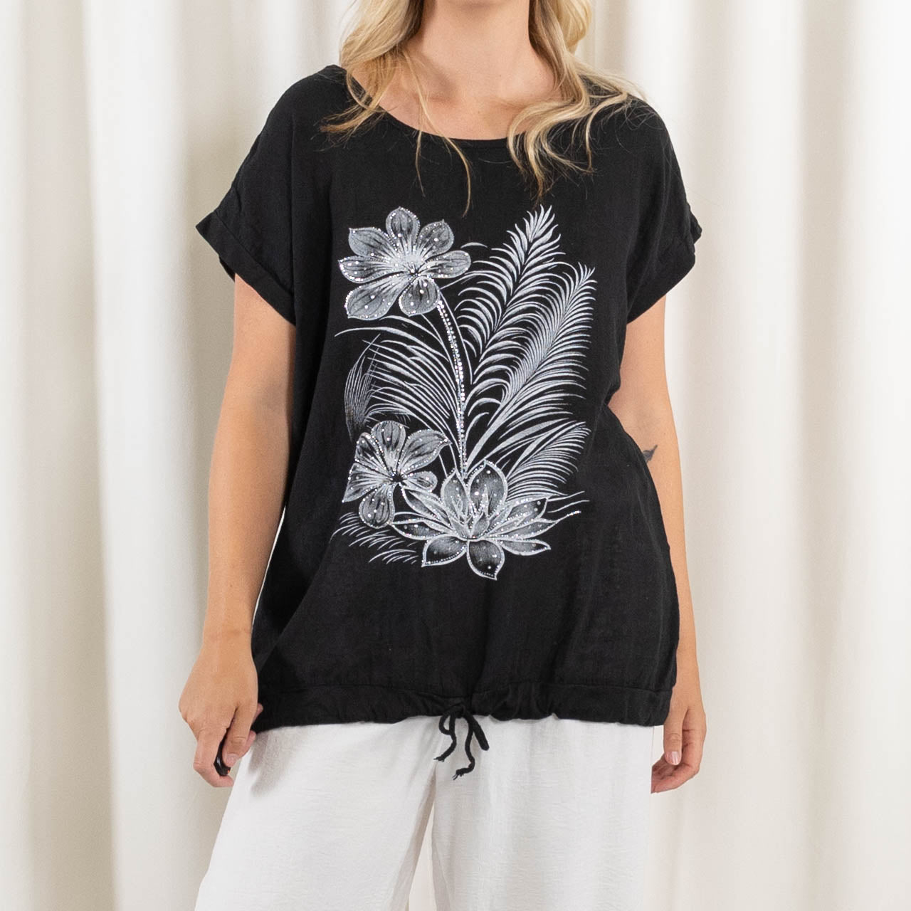 Sussie t-shirt, Sort