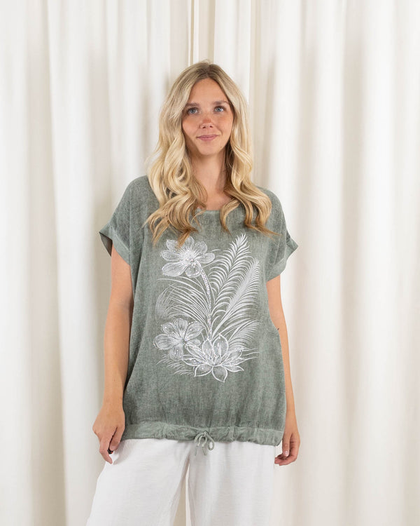 Sussie t-shirt, Khaki