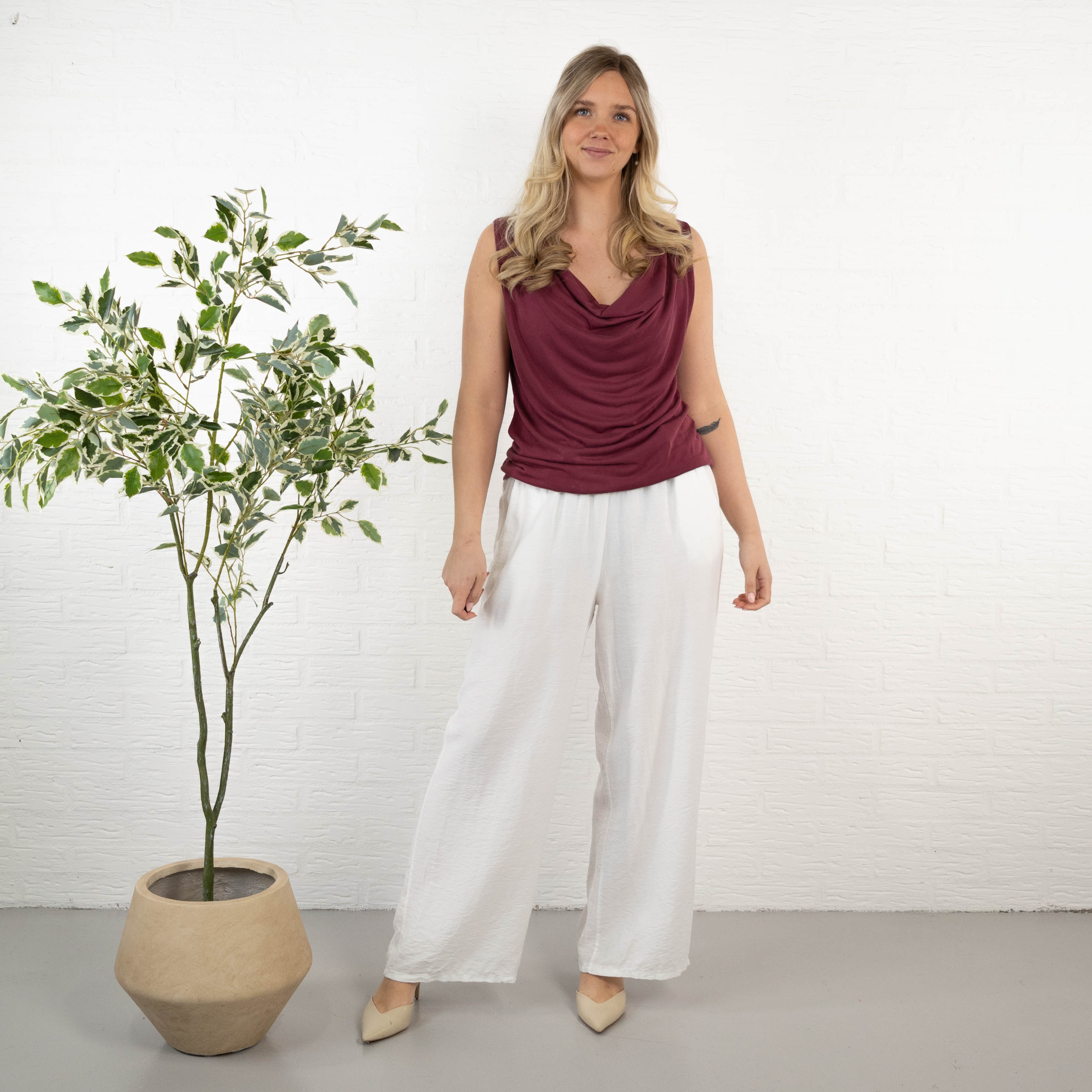 Melissa top, Bordeaux