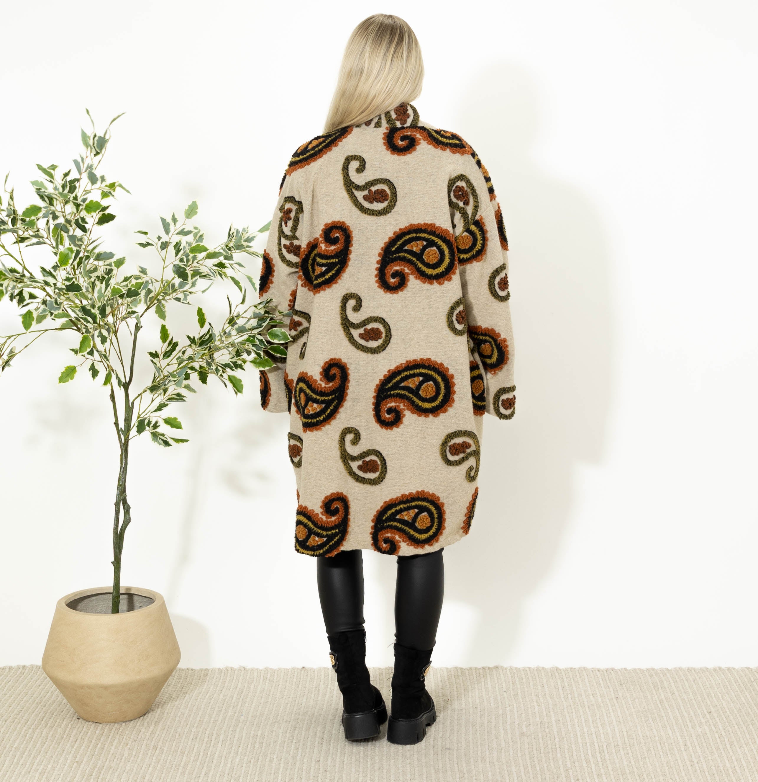 Vica cardigan/jakke, Beige