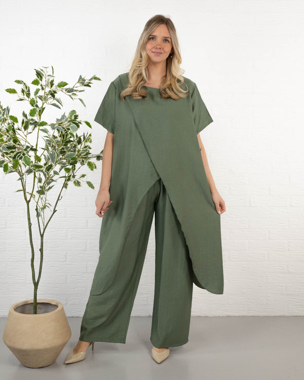 Marishka 2 delt sæt, Khaki