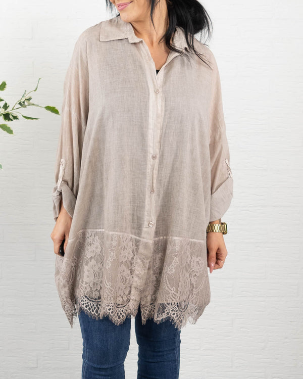 Nancy tunika, Beige