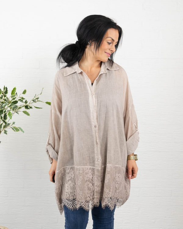 Nancy tunika, Beige