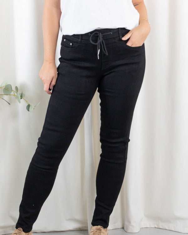 Asta jeggings, Sort